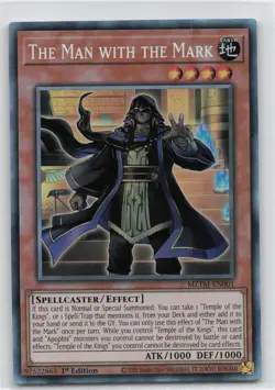 Yugioh MZTM-EN001 - The Man with the Mark - Collectors Rare - Image 1