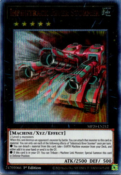 1x Yu-Gi-Oh! Infinitrack River Stormer - MP20-EN212 - Ultra Rare - 1st Ed - Image 1