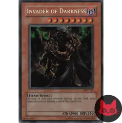 Yugioh Invader of Darkness IOC-111 Secret Rare LP - Image 1