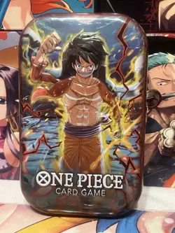 One Piece Tin Pack Set Vol. 1 Monkey.D.Luffy English Factory Sealed - Image 1