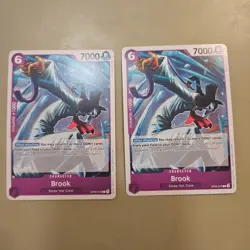 2X One Piece Brook (073) (OP09-073/229) OP09 Emperors in the New World NM TCG - Image 1