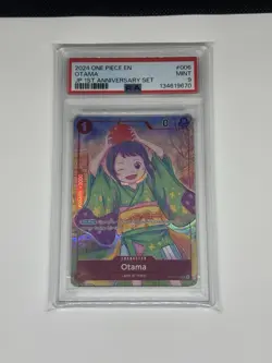 Otama (Japanese 1st Anniversary Set) OP01-006 One Piece Promotion Foil PSA 9 - Image 1