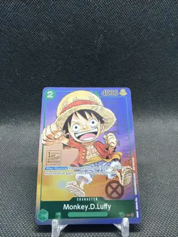 One Piece Monkey D. Luffy P-037 1st Anniversary Tournament Stamp - Promo - Image 2