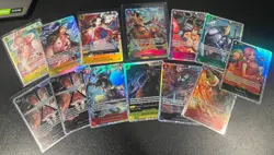 One Piece TCG Boa Hancock SR OP14-112 & Foxy Alt Art EB04-036 & SR's Lot of 13 - Image 1