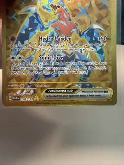 Pokemon Cards Garchomp EX 260/182 Gold Hyper Rare Card NM Paradox Rift TCG - Image 4