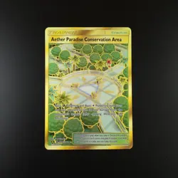 Aether Paradise Conservation Area SV87/SV94 Pokemon Hidden Fates Holo Card - Image 1