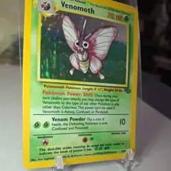 Venomoth 29/64 Jungle 1st Edition Non-Holo Pokemon Card LP-MP condition 1999 - Image 5