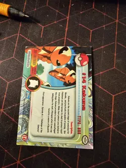 1999 TOPPS POKEMON TV ANIMATION EDITION #14 KAKUNA FOIL CARD - Image 2