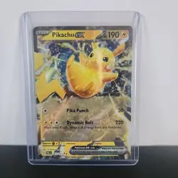Pokemon TCG Sv02: Paldea Evolved Pikachu EX Double Rare Holo Card 063/193 - Image 1