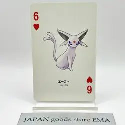 Pokemon Espeon 196 Playing Cards Gold Poker Pichu Nintendo Japanese Japan Rare - Image 1