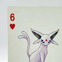 Pokemon Espeon 196 Playing Cards Gold Poker Pichu Nintendo Japanese Japan Rare - Image 2