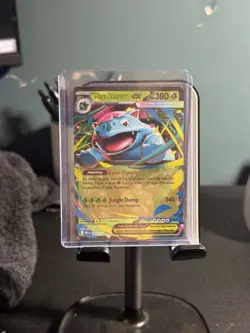 Pokemon Mega Venusaur EX Holo Double Rare Card 003/132 ME01 Mega Evolution - Image 1