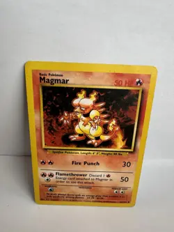 Magmar 36/102 Base Set Original Pokemon Card 1999 Rare TCG WOTC Non Holo LP - Image 1