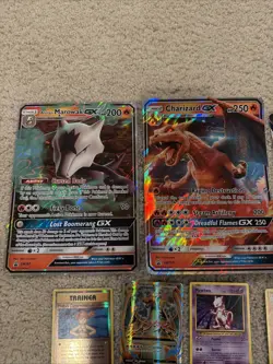 20 Card Pokemon Lot (4 Are Megas)-Mega Charizard Ex Rayquza Ex+ 250+holo/base - Image 2