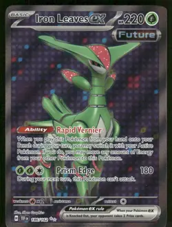 Pokemon Cards Iron Leaves ex 186/162 Temporal Forces Ultra Rare NM - Image 1