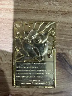 Jigglypuff 1999 Pokemon 23K Gold-Plated Burger King Nintendo Promo Trading Card - Image 2