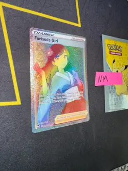 Pokemon Card Furisode Girl SwSh: Silver Tempest Secret Rare 205/195 151 💎NM💎 - Image 2
