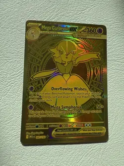 Pokemon TCG Mega Gardevoir EX Gold Hyper Rare Card 187/132 - Image 1