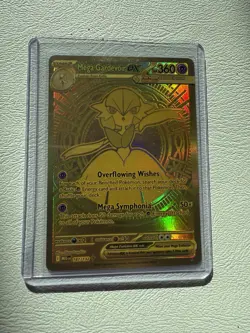 Pokemon TCG Mega Gardevoir EX Gold Hyper Rare Card 187/132 - Image 3