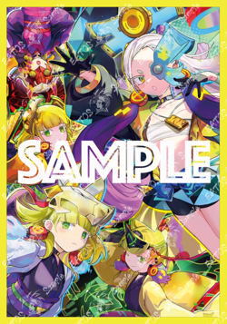 Yu-Gi-Oh Noh-P.U.N.K. Ze Amin Ogre Dance doujin Card Sleeve Protector - Image 1