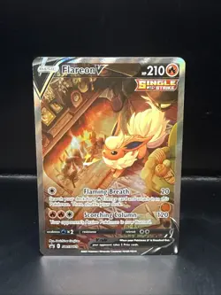 Pokemon Flareon V SWSH179 SWSH: Sword & Shield Promo Cards Holo - Image 3