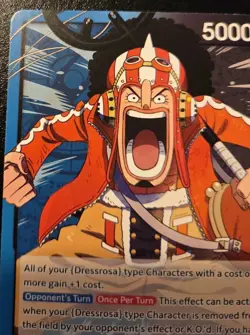 Usopp OP10-042 Leader Royal Blood One Piece Card Game - Image 2