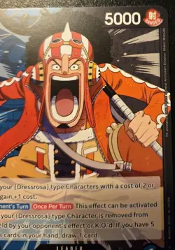 Usopp OP10-042 Leader Royal Blood One Piece Card Game - Image 3