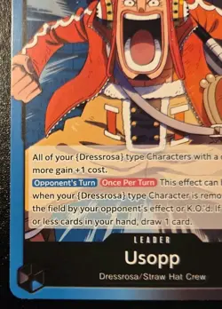 Usopp OP10-042 Leader Royal Blood One Piece Card Game - Image 4