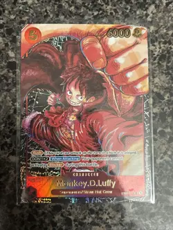 One Piece TCG Card Monkey D.Luffy ST01-012 OP05 1st Anniversary English - MINT - Image 1