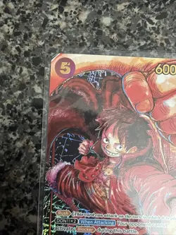 One Piece TCG Card Monkey D.Luffy ST01-012 OP05 1st Anniversary English - MINT - Image 4