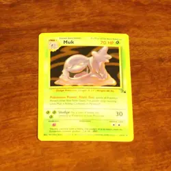 Muk Fossil Set Holo Pokemon Card 13/62 NM/M - Image 1