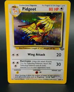 Pidgeot 8/64 Holo Jungle Pokemon Card LP - Image 1