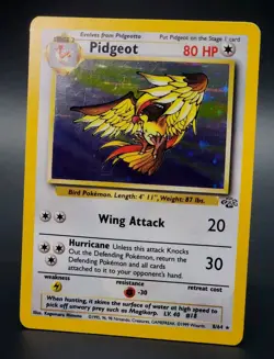 Pidgeot 8/64 Holo Jungle Pokemon Card LP - Image 2