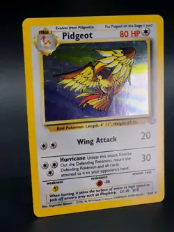 Pidgeot 8/64 Holo Jungle Pokemon Card LP - Image 3