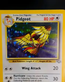 Pidgeot 8/64 Holo Jungle Pokemon Card LP - Image 5