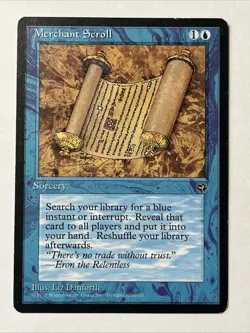 MTG Merchant Scroll Homelands Magic The Gathering - Image 1