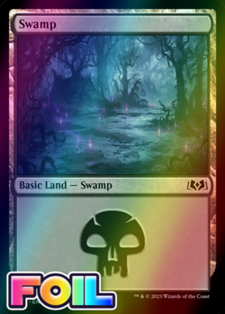 x1 Swamp WOE MTG 271 FOIL BASIC LAND M/NM 1x - Image 1