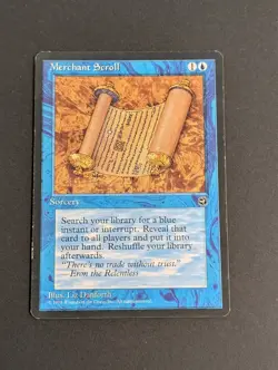 MTG Card - 1x Merchant Scroll - Homelands - HP - Vintage - Magic The Gathering - Image 3