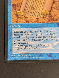 MTG Card - 1x Merchant Scroll - Homelands - HP - Vintage - Magic The Gathering - Image 4