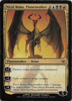 Nicol Bolas, Planeswalker M Conflux 120 - HP - Image 1