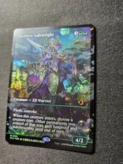 MTG Magic Lorwyn Eclipsed Selfless Safewright (Showcase) Foil 391 NM - Image 2