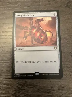 Magic the Gathering MTG Ruby Medallion Near Mint - Image 2