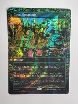 Crop Rotation Halo Foil - Secret Lair Encyclopedia of Magic MTG NM - Image 1