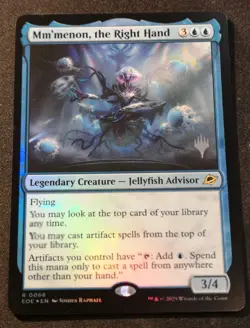 Mm'menon, The Right Hand - Foil Promo - EOE - MTG - EN - NM - 0068 - Image 1