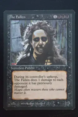 Magic The Gathering MTG THE FALLEN The Dark MP Moderately Played - Image 1