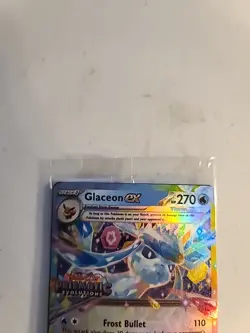 Glaceon Ex Stamped Pokemon Prismatic Evolutions Promo Surprise Box Sealed - Image 2