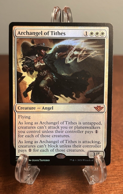 1 x Archangel of Tithes - Foil - Outlaws of Thunder Junction - NM-Mint - MTG - Image 1