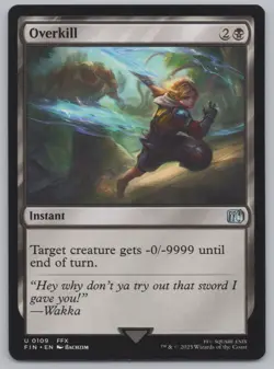 MTG Playset (4) - Final Fantasy - Overkill #109 -j487 - Image 2