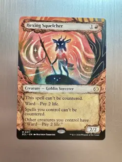 Hexing Squelcher - 317 - MTG: Lorwyn Eclipsed - Fable Frame - Showcase - Regular - Image 1