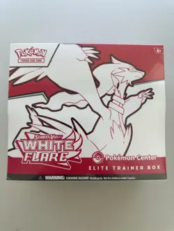 Pokemon Scarlet and Violet White Flare Pokemon Center Elite Trainer Box ETB - Image 1